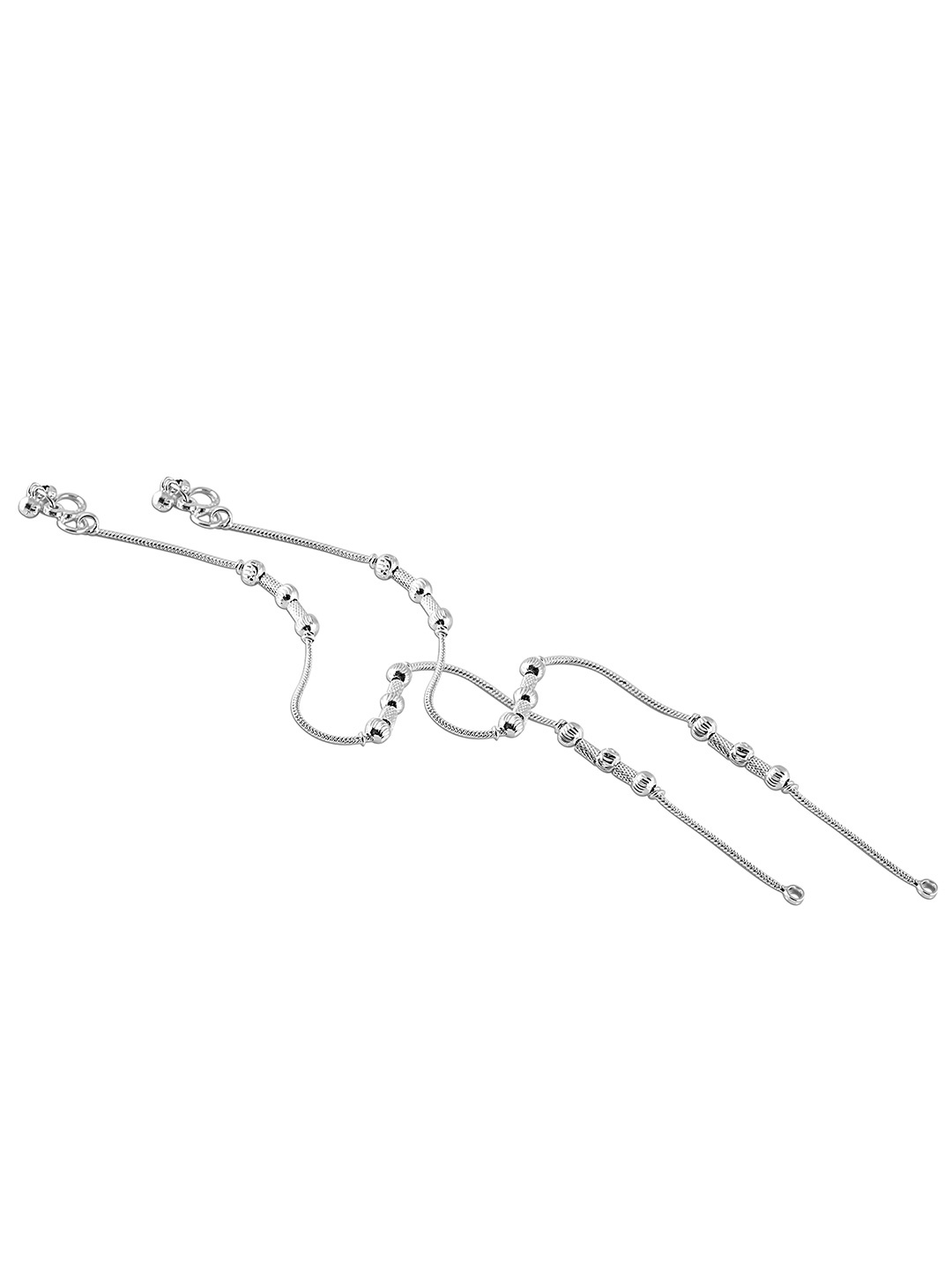 

Heer Collection Silver-Plated Anklet