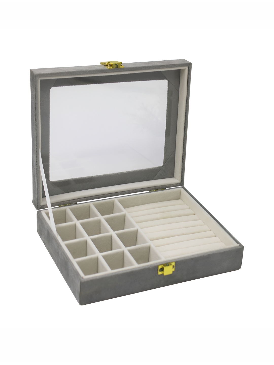 

atorakushon Grey Self Design Wardrobe Jewellery Organiser