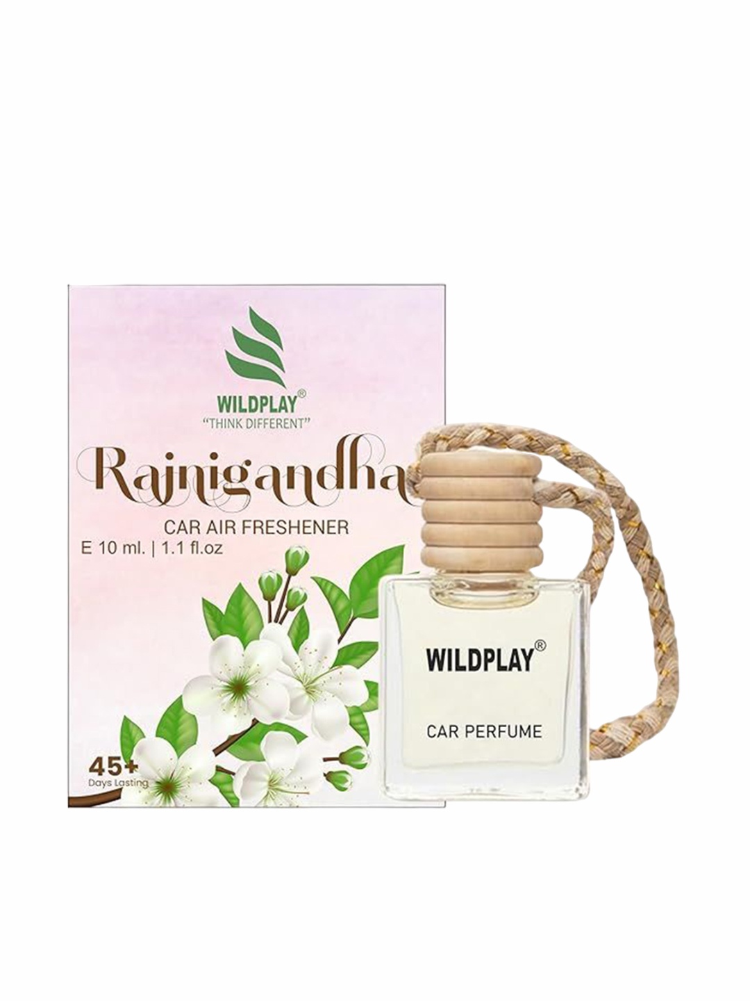 

WILDPLAY Rajinigandha Car Air Freshener - 10 ml, Green