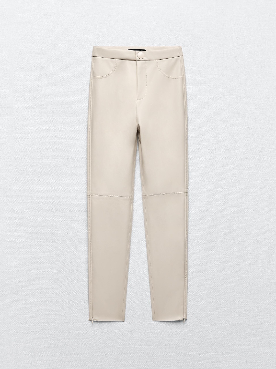 

ZARA Women Beige Leggings