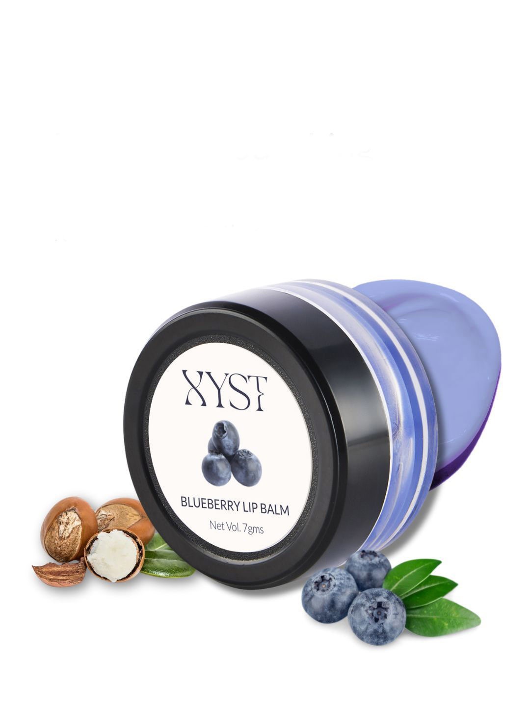 

Xyst Lightweight Blueberry Glossy Lip Balm With Shea Butter & Vitamin E - 7 g, Blue