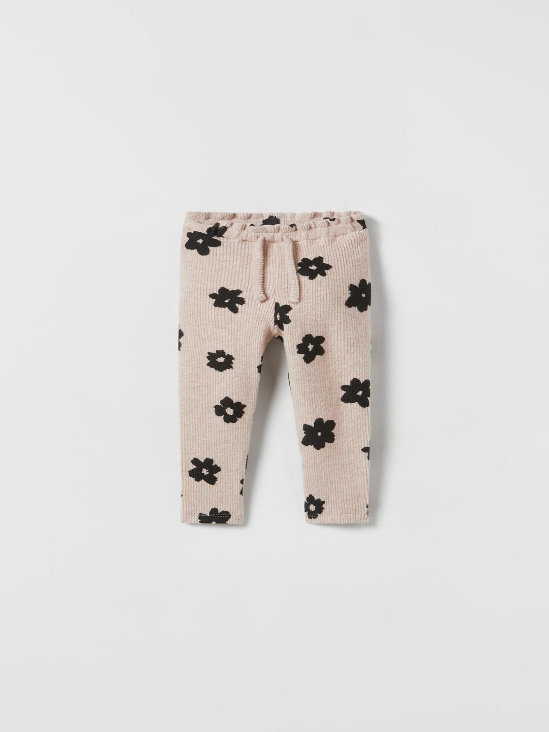 

ZARA Girls Beige Leggings