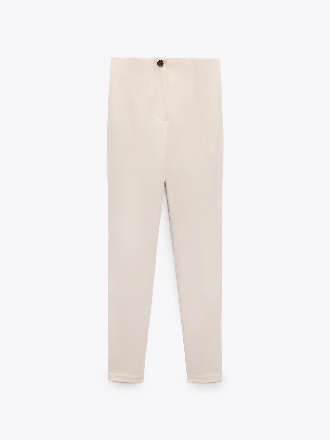 

ZARA Women Beige Leggings