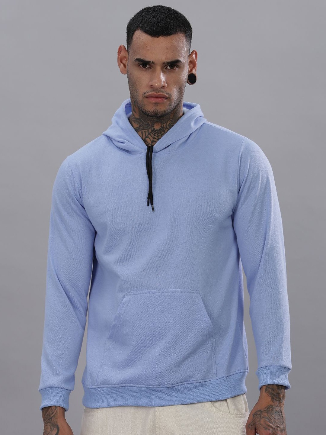 

STI Men Hooded Long Sleeves Sweatshirt, Blue