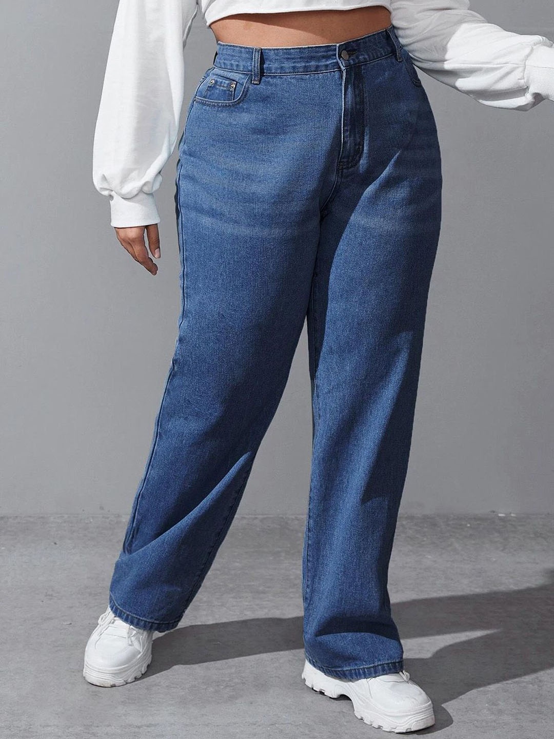 

Stylecast X Kotty Women High-Rise Stretchable Jeans, Blue