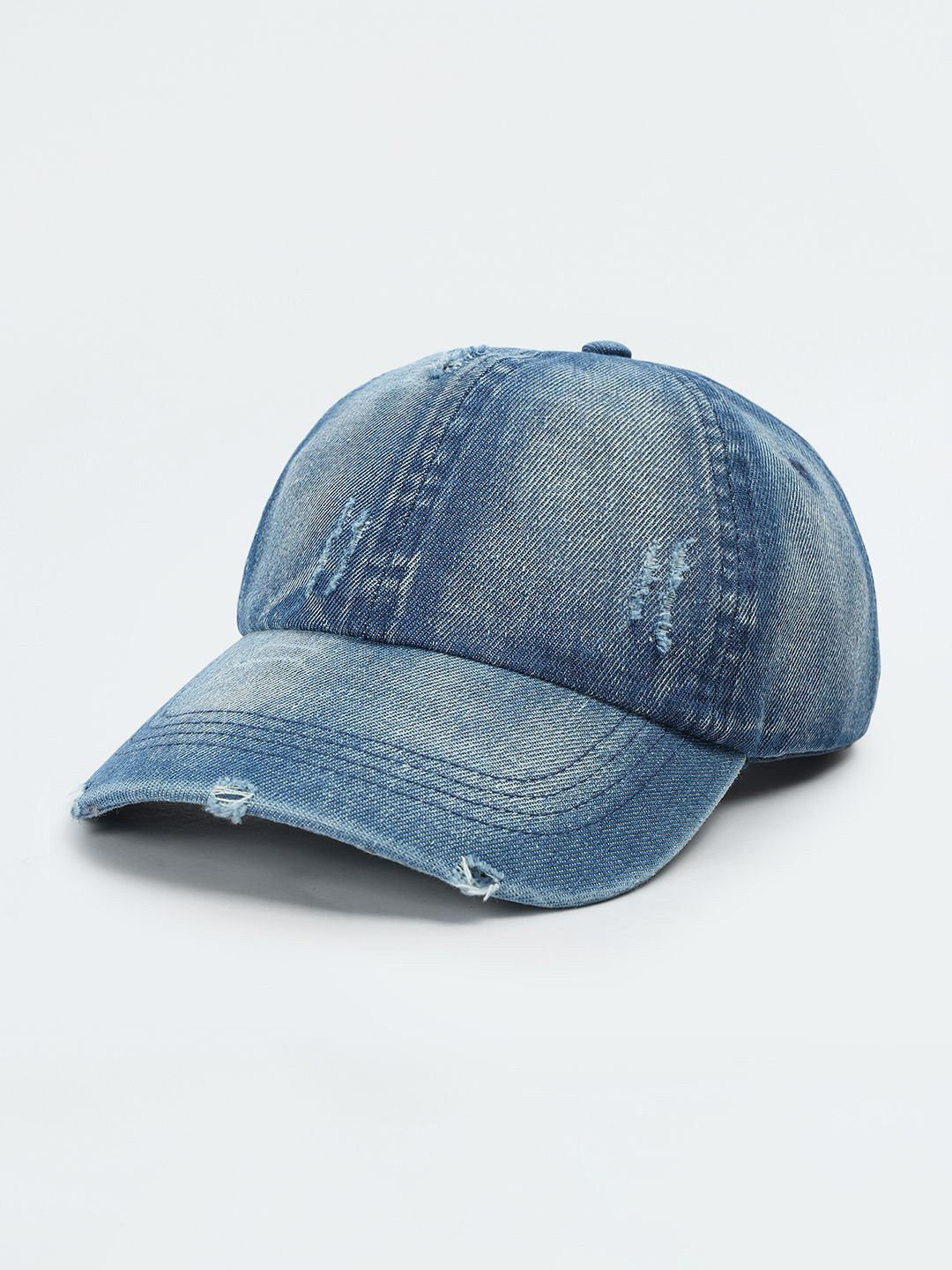 

max Men Self Design Sports Baseball Cap, Blue