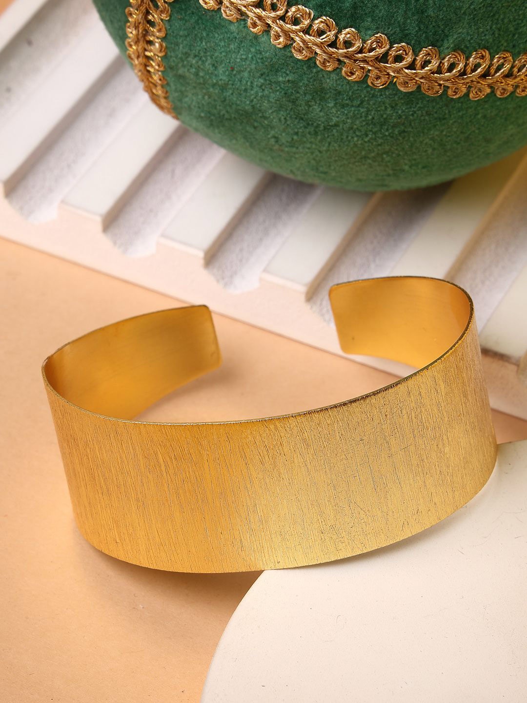 

NVR Gold-Plated Cuff Bracelet