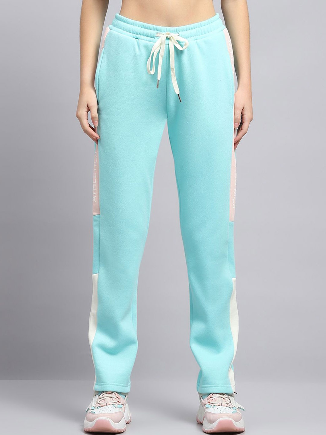 

Monte Carlo Women Mid Rise Regular Fit Track Pants, Blue