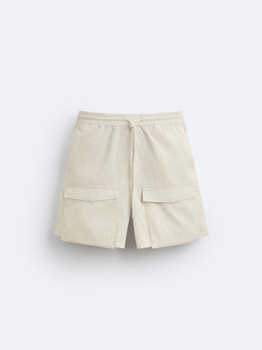 

ZARA Men Grey Shorts
