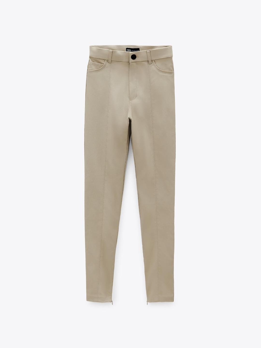 

ZARA Women Tan Leggings