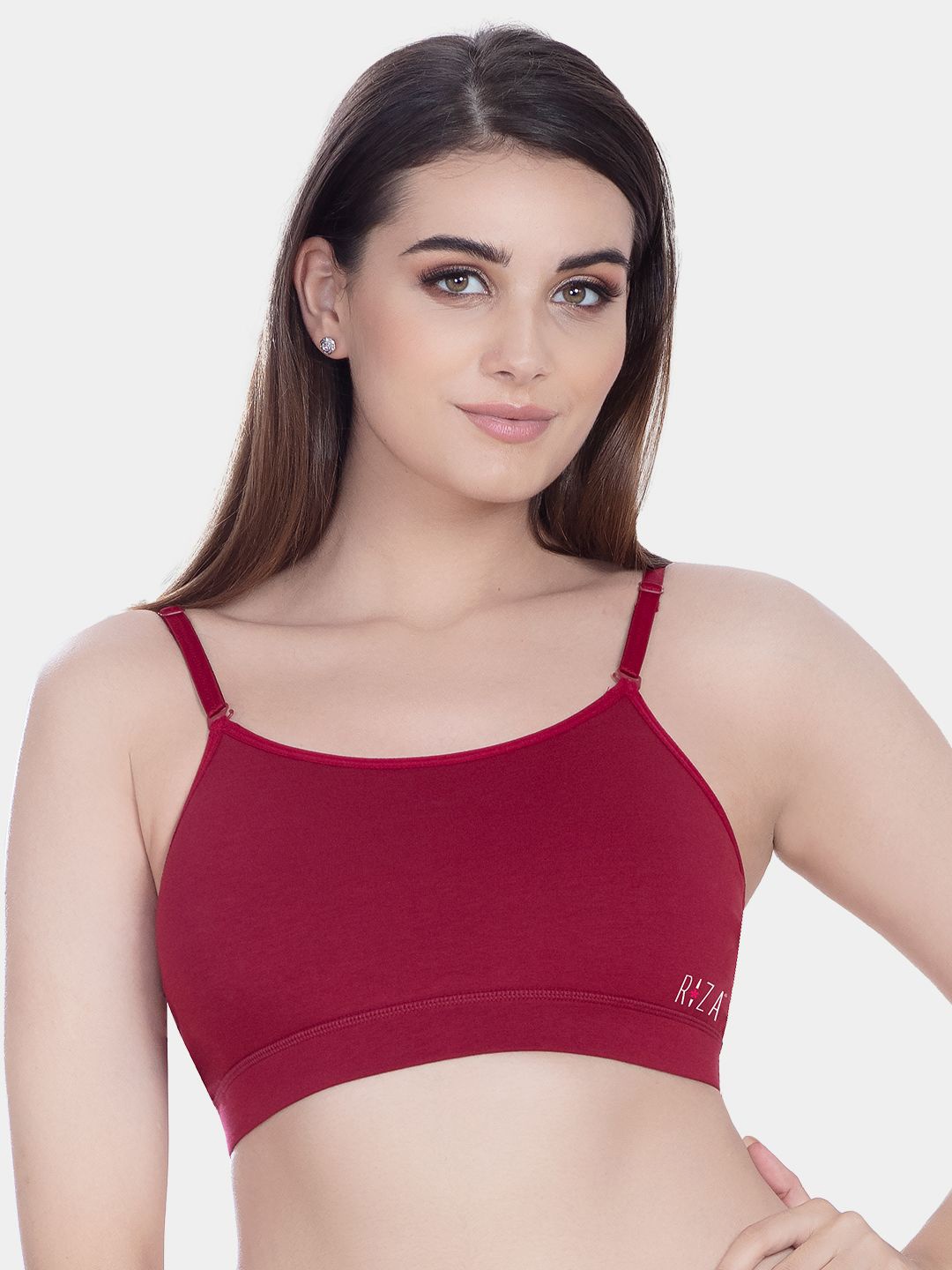 

Trylo TEEN-13 Cotton Non-Padded Non-Wired Beginners Bra, Maroon