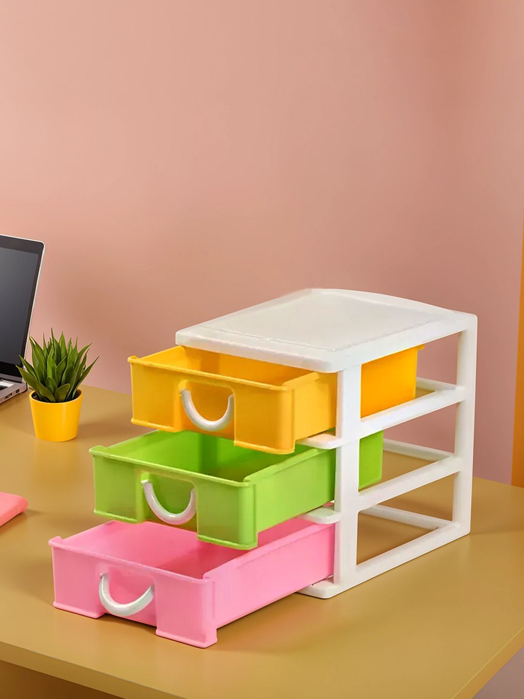 

Kuber Industries White 2 Pieces Desk Organisers