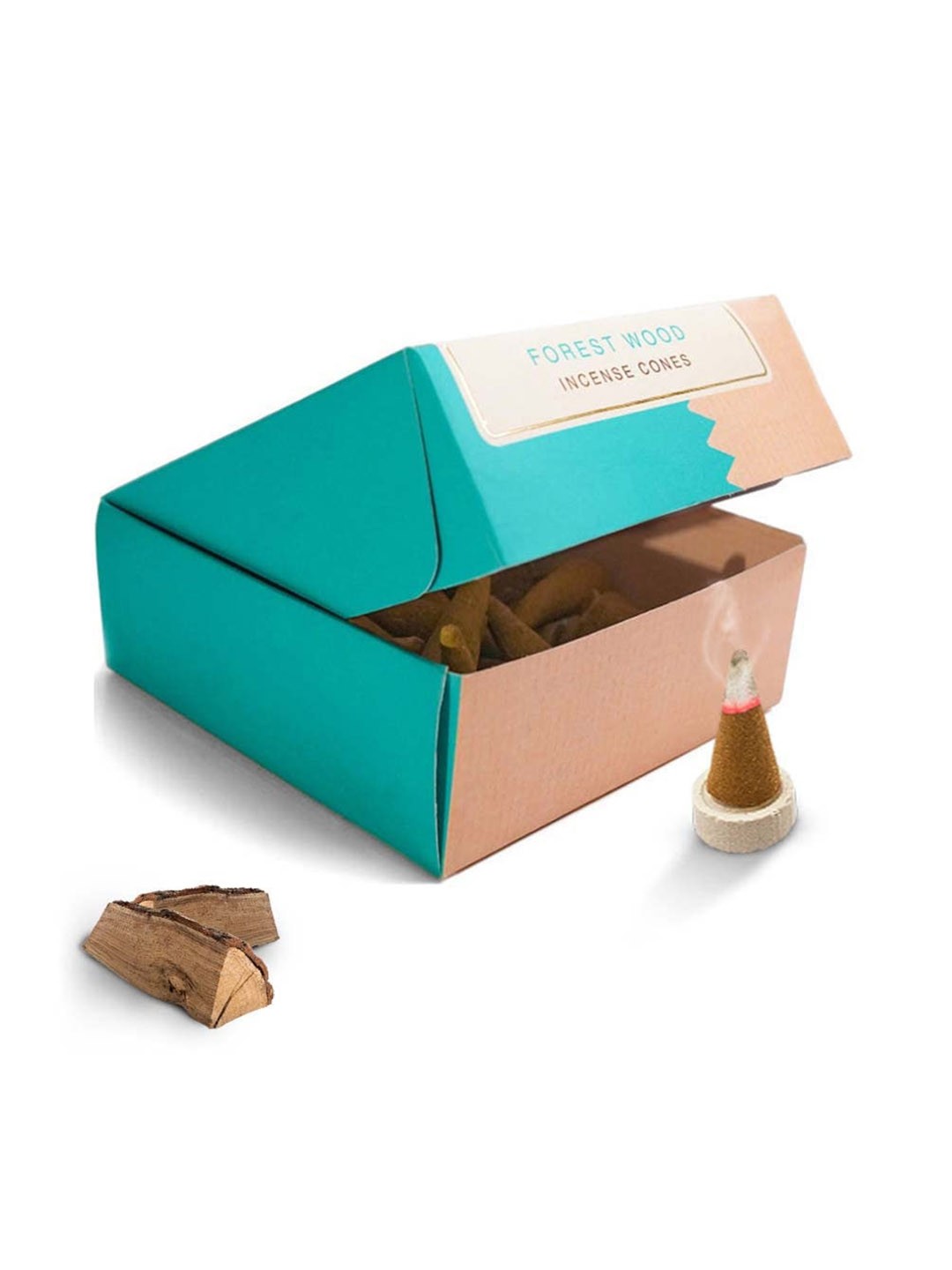 

Nirmalaya Forest Wood Brown 40 Pieces Dhoop Cones