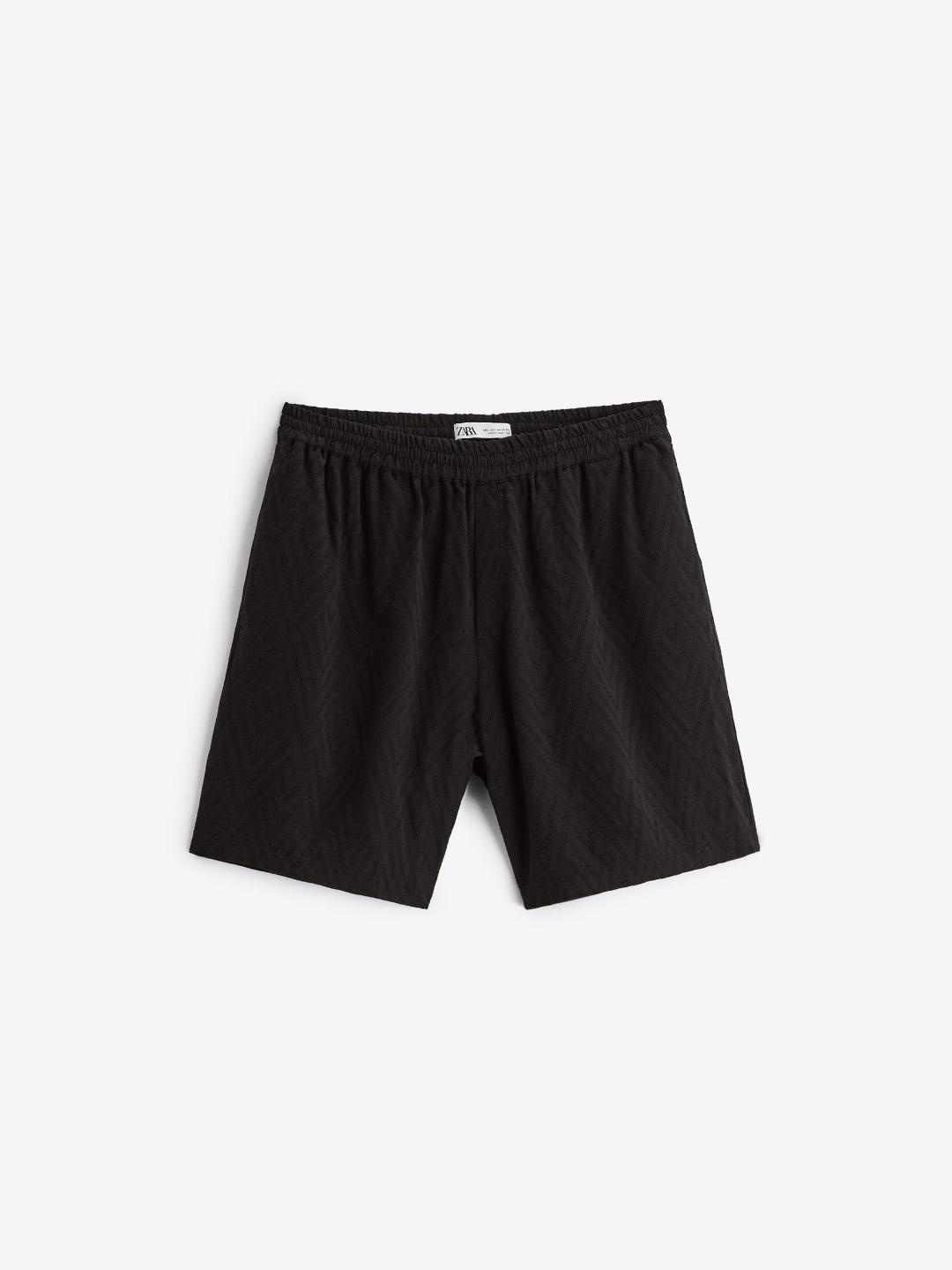 

ZARA Men Black Shorts