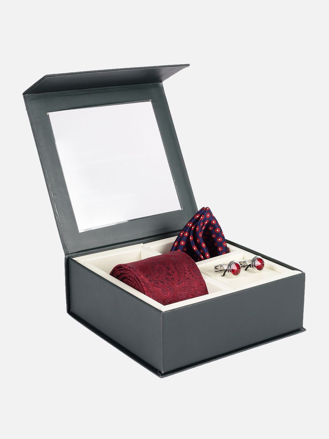 

Peter England Men Accessory Gift Set of, Maroon