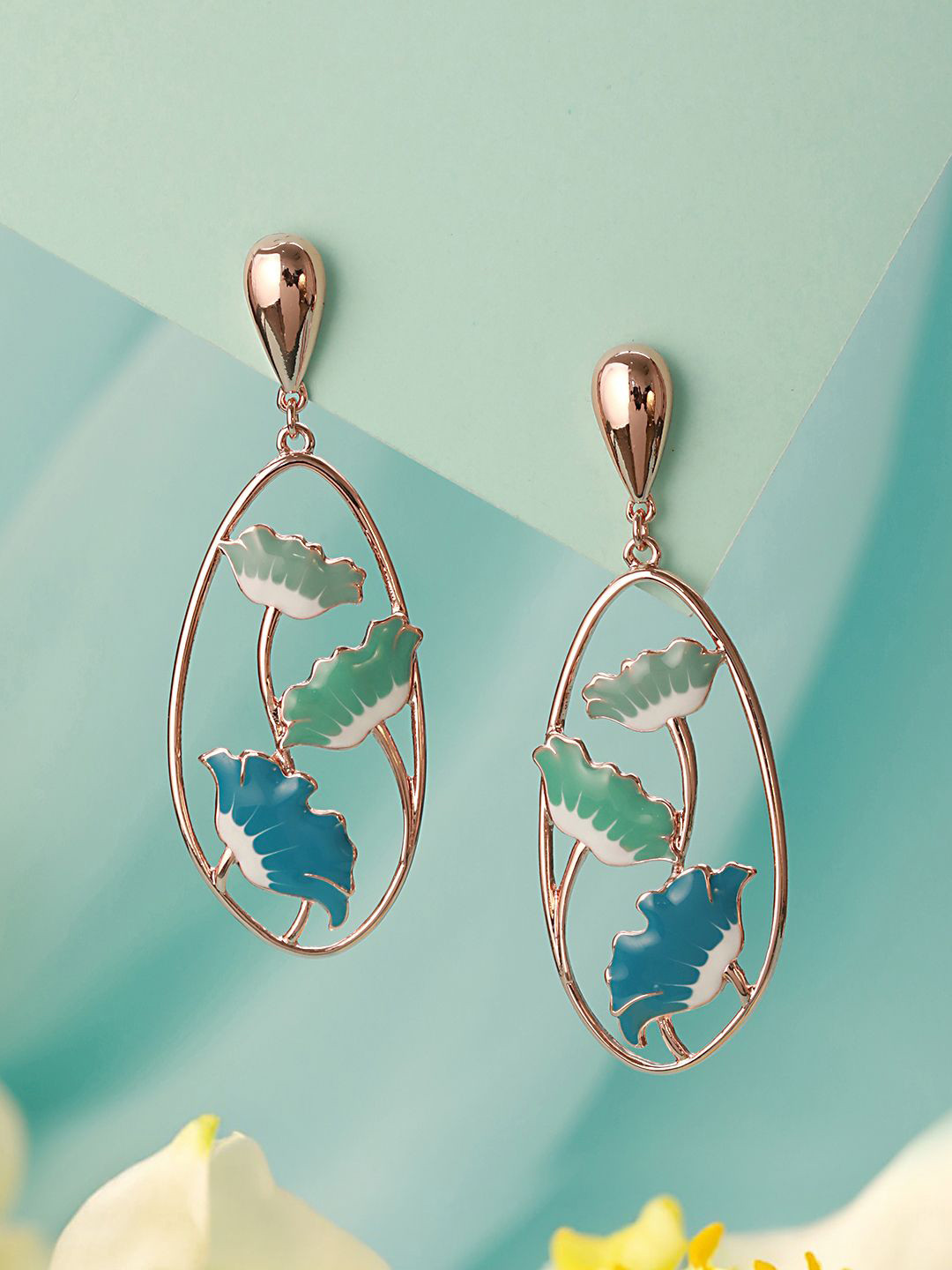 

SARAF TRENDZ Contemporary Hoop Earrings, Multi