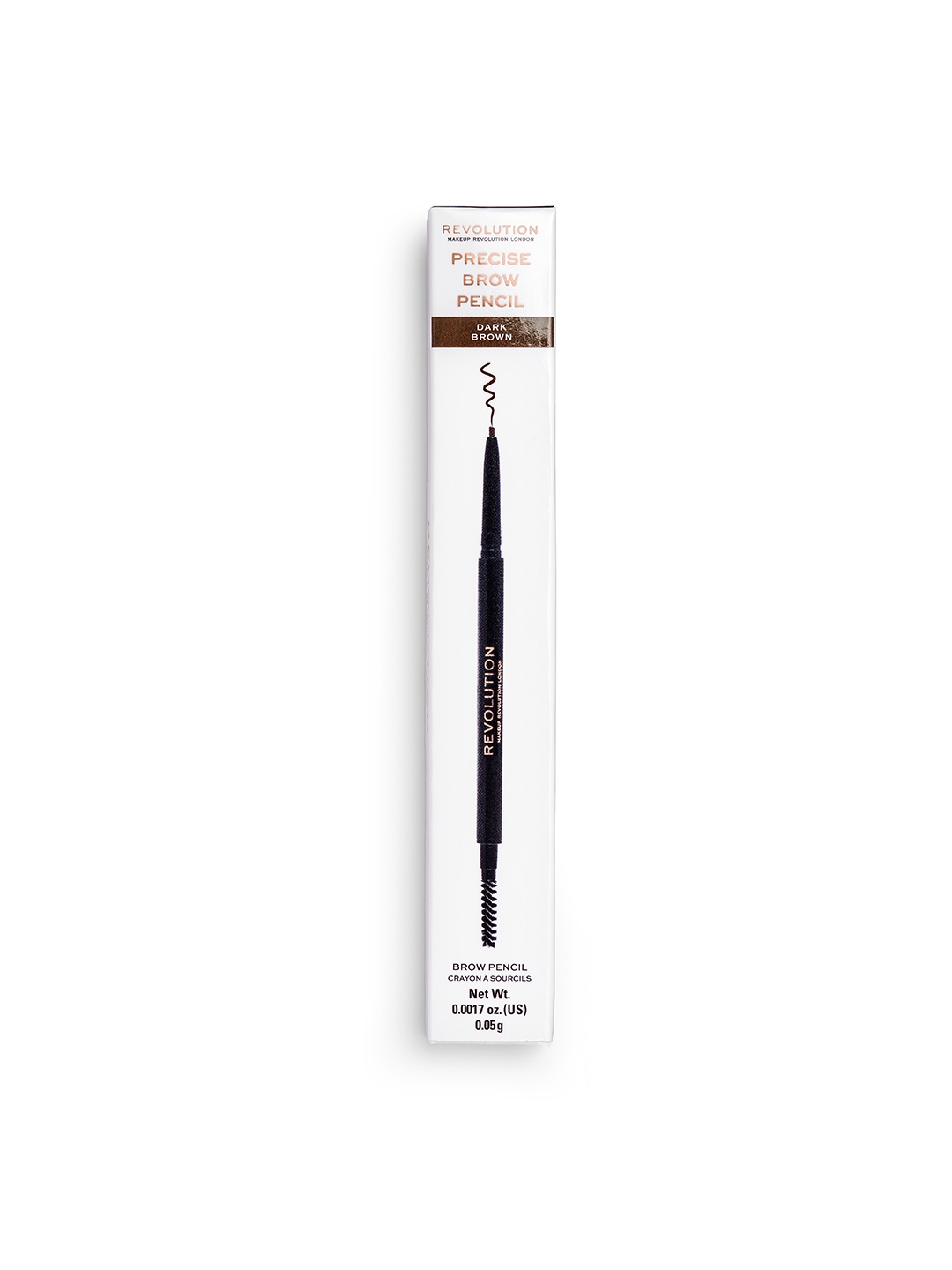 

Makeup Revolution London Precise Eye Brow Enhancer Pencil - Dark Brown