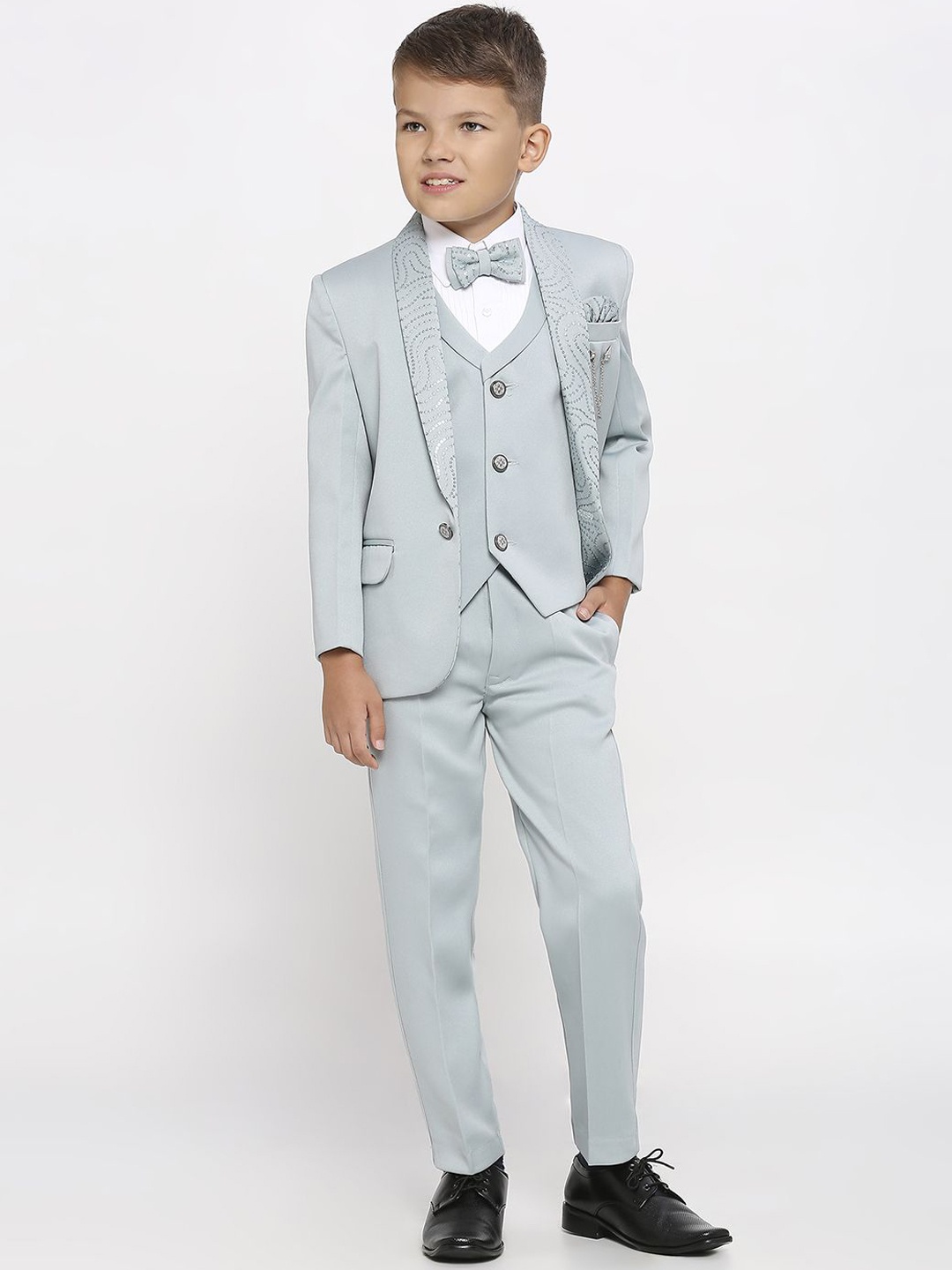 

YK Infant Boys Five-Piece Party Suits, Sea green