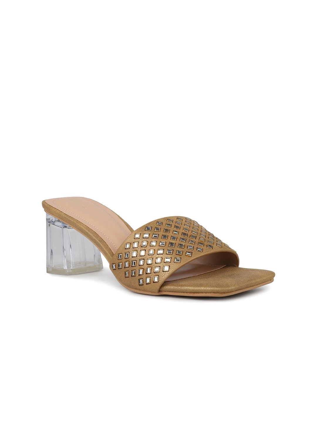 

Inc 5 Women Embellished Block Heel Sandals, Gold