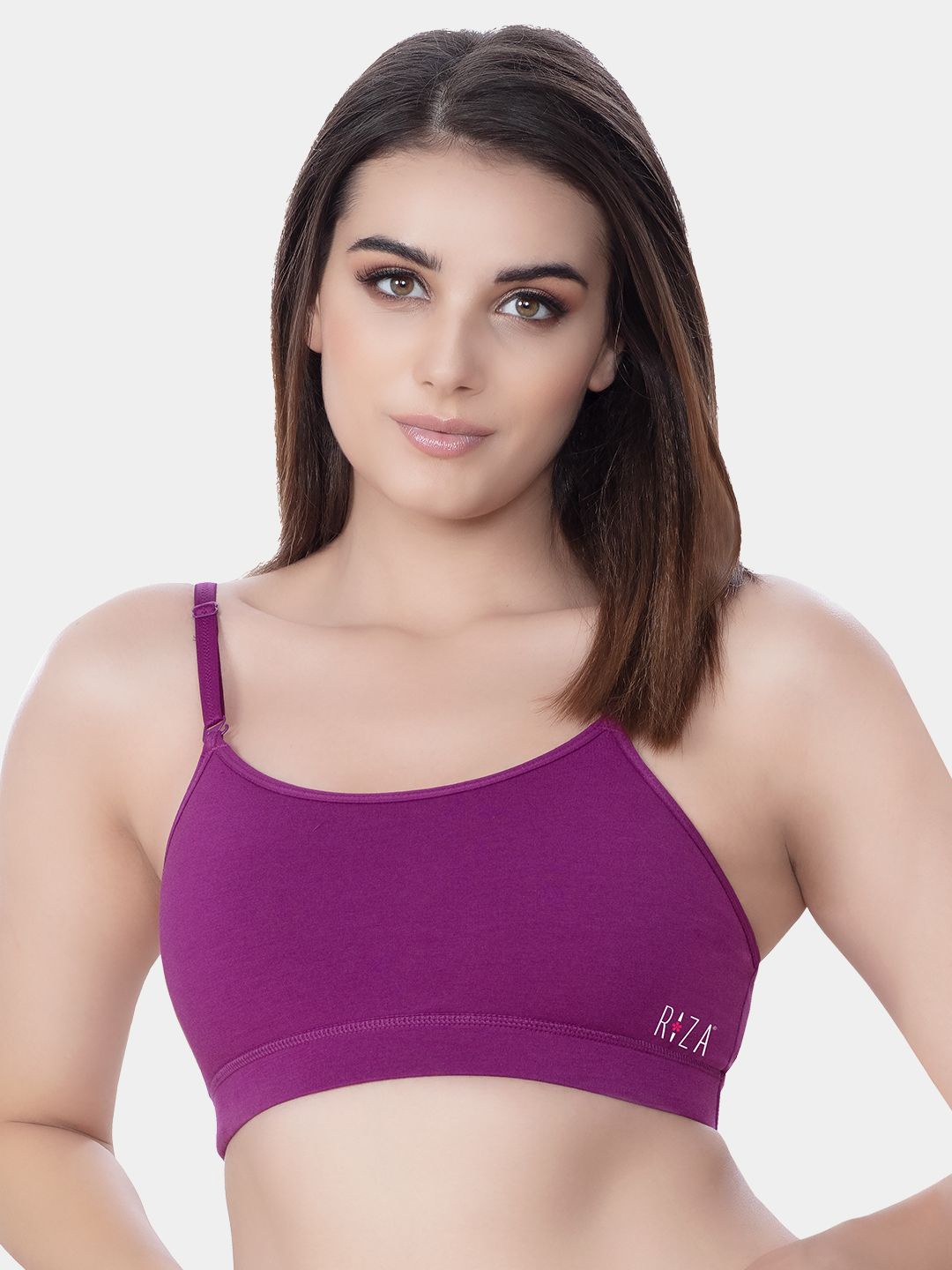 

Trylo TEEN-13 Cotton Non-Padded Non-Wired Beginners Bra, Magenta