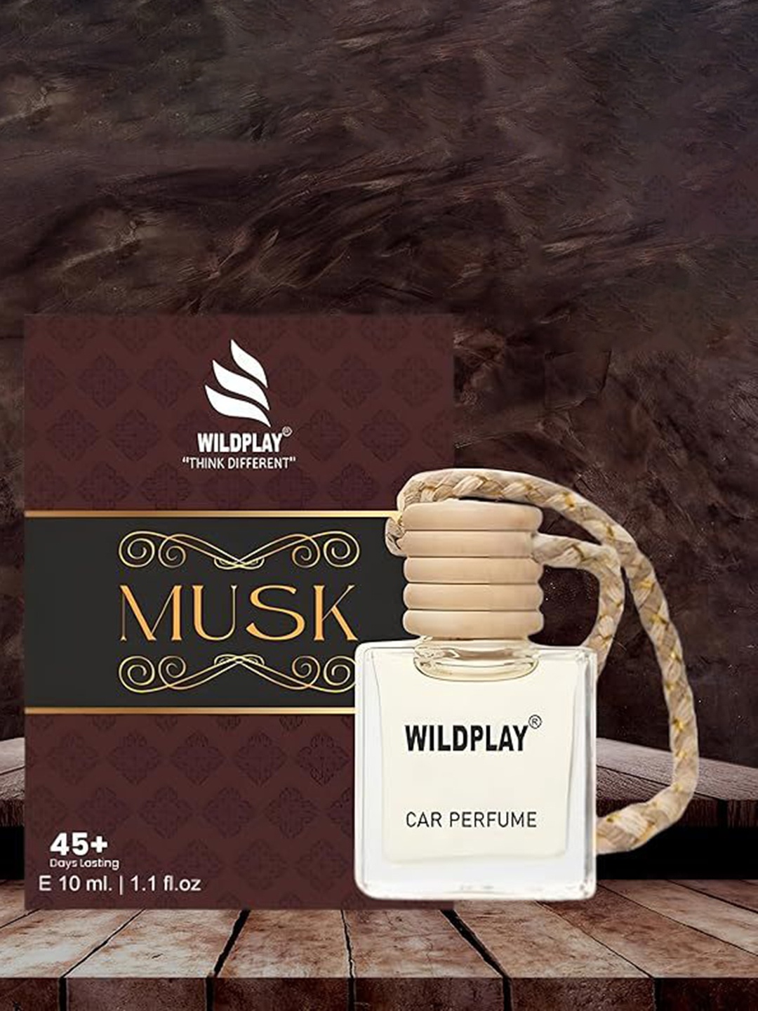 

WILDPLAY Musk Car Air Freshener - 10 ml, Brown