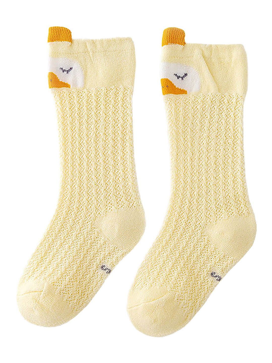 

SYGA Infants Patterned Cotton Knee-Length Socks, Yellow