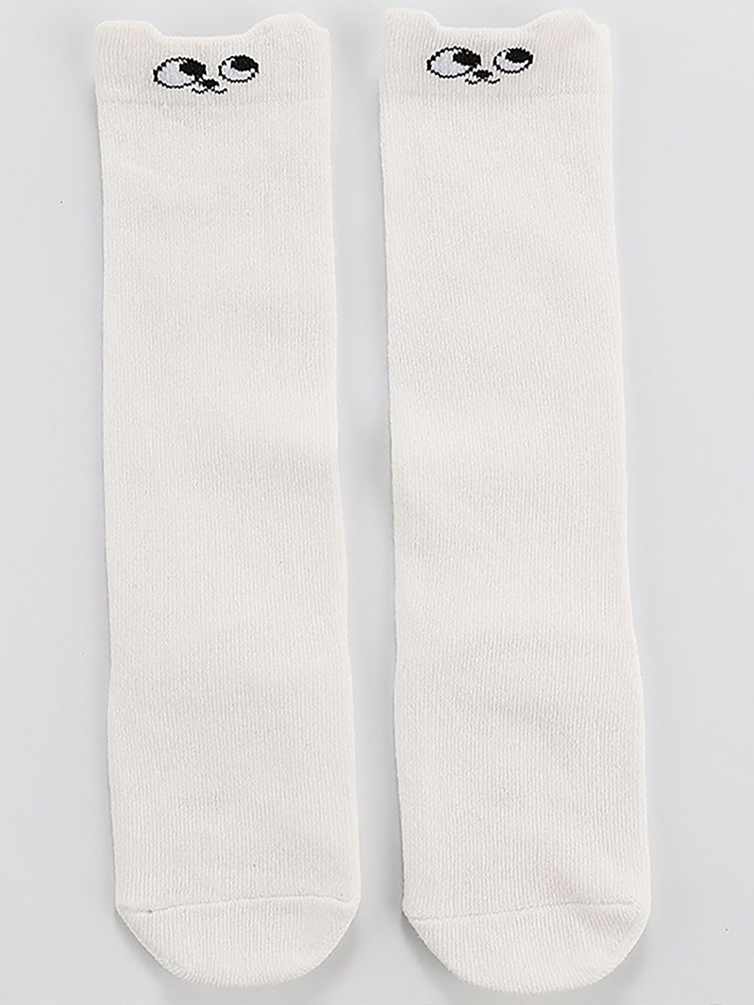 

SYGA Kids Above Knee Length Socks, White
