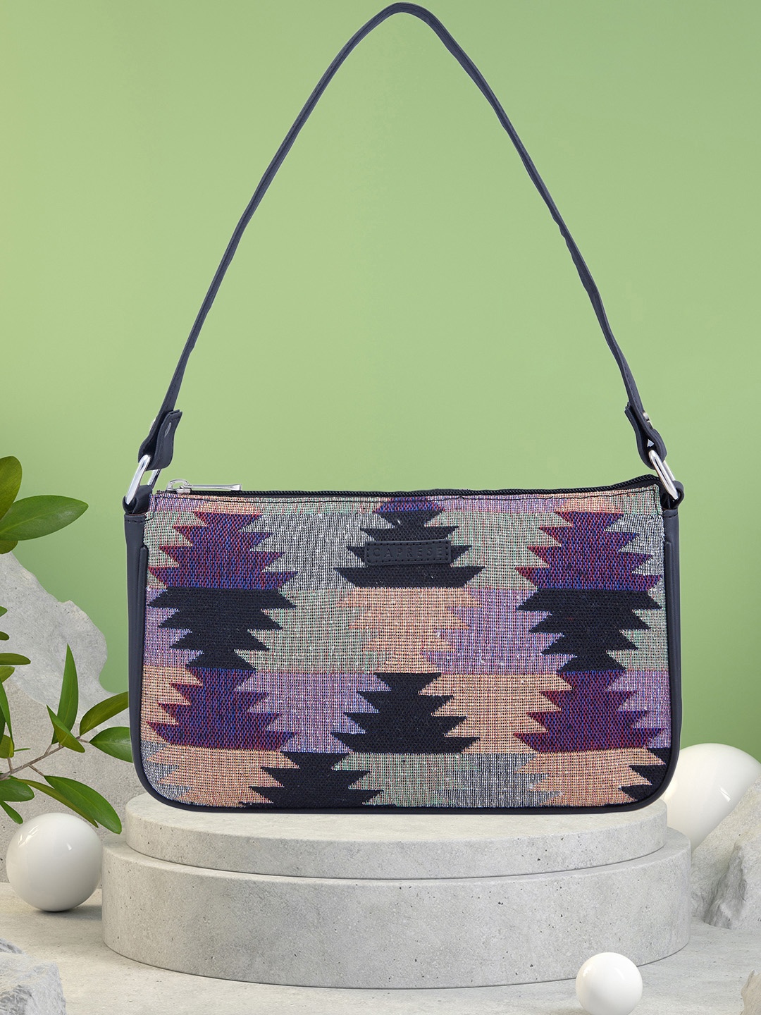 

Caprese Edwina Aztec Printed Shoulder Bag, Violet