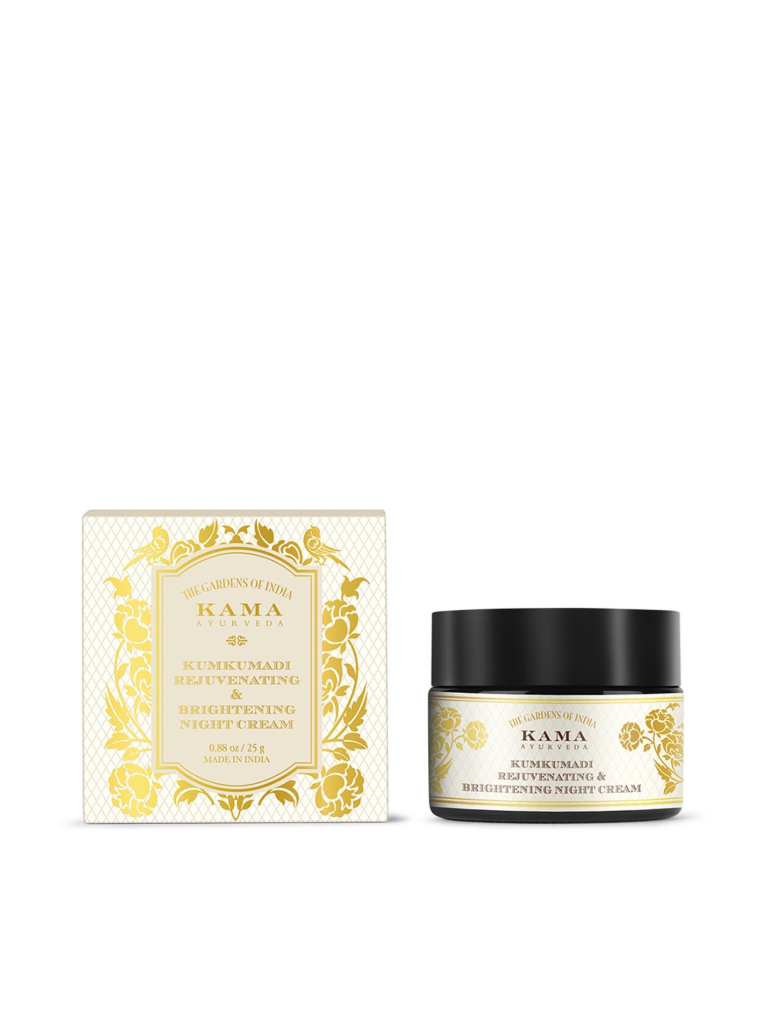 

KAMA AYURVEDA Kumkumadi Rejuvenating & Brightening Night Cream - 25g, Yellow