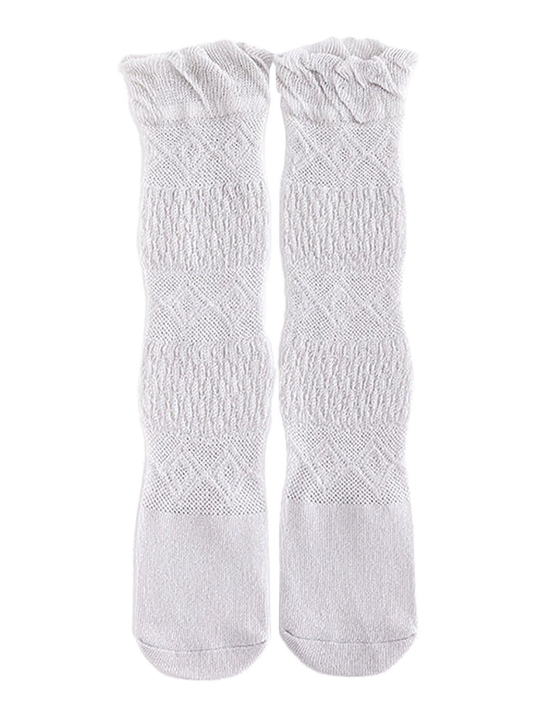 

SYGA Kids Patterned Cotton Above Knee -Length Socks, Grey