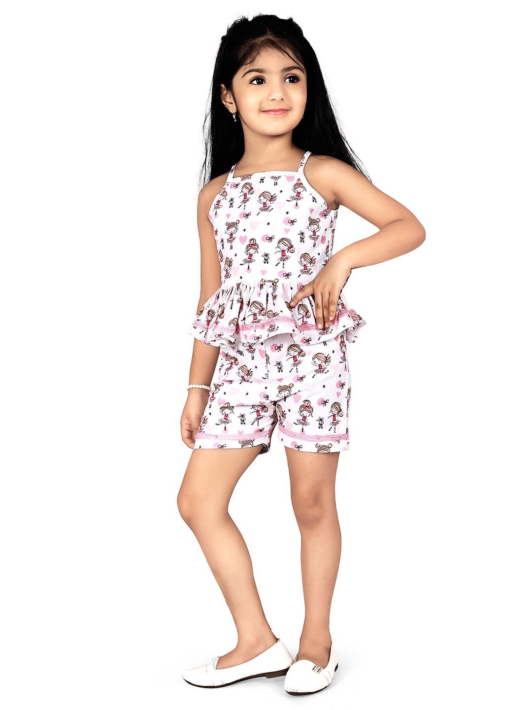 

Fabangel Girls Print Dress, White