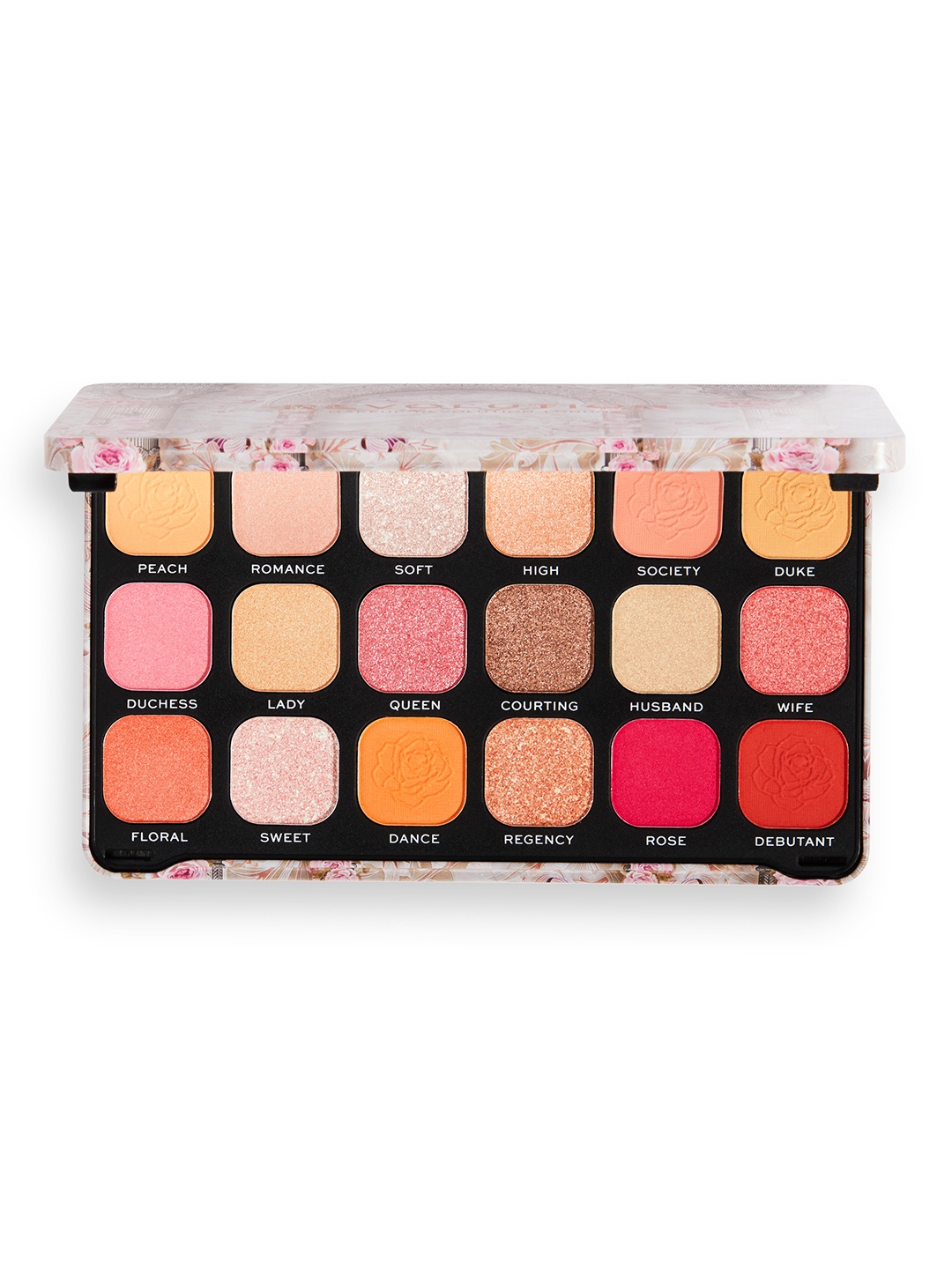 

Makeup Revolution London Forever Flawless Vegan Eyeshadow Palette 19.8 g - Regal Romance, Multi