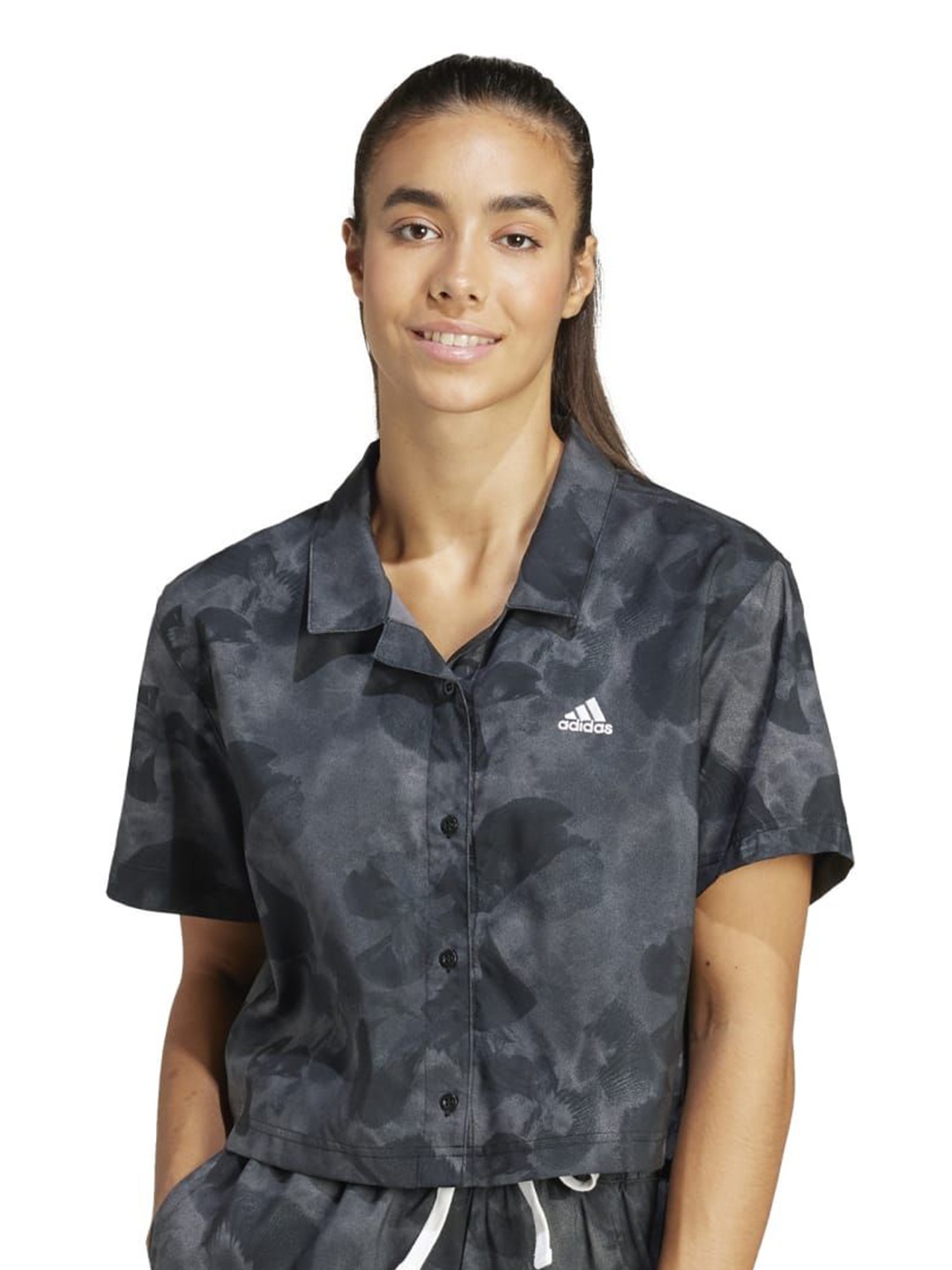

ADIDAS W AOP Printed Shirt, Grey