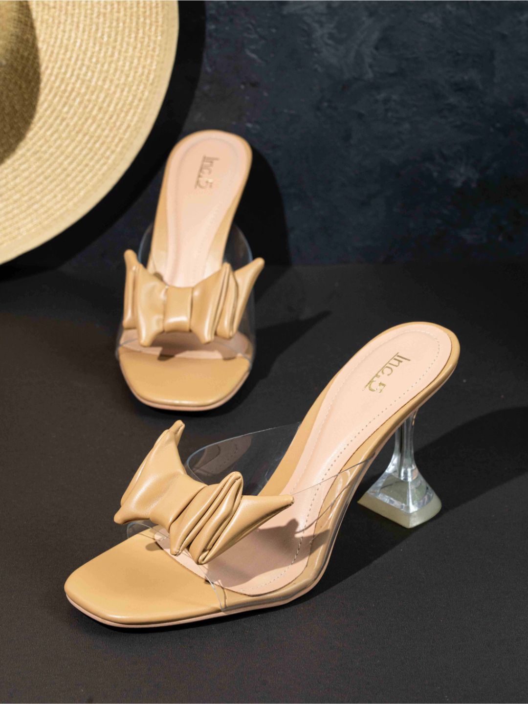 

Inc 5 Women Party Stiletto Sandals, Transparent