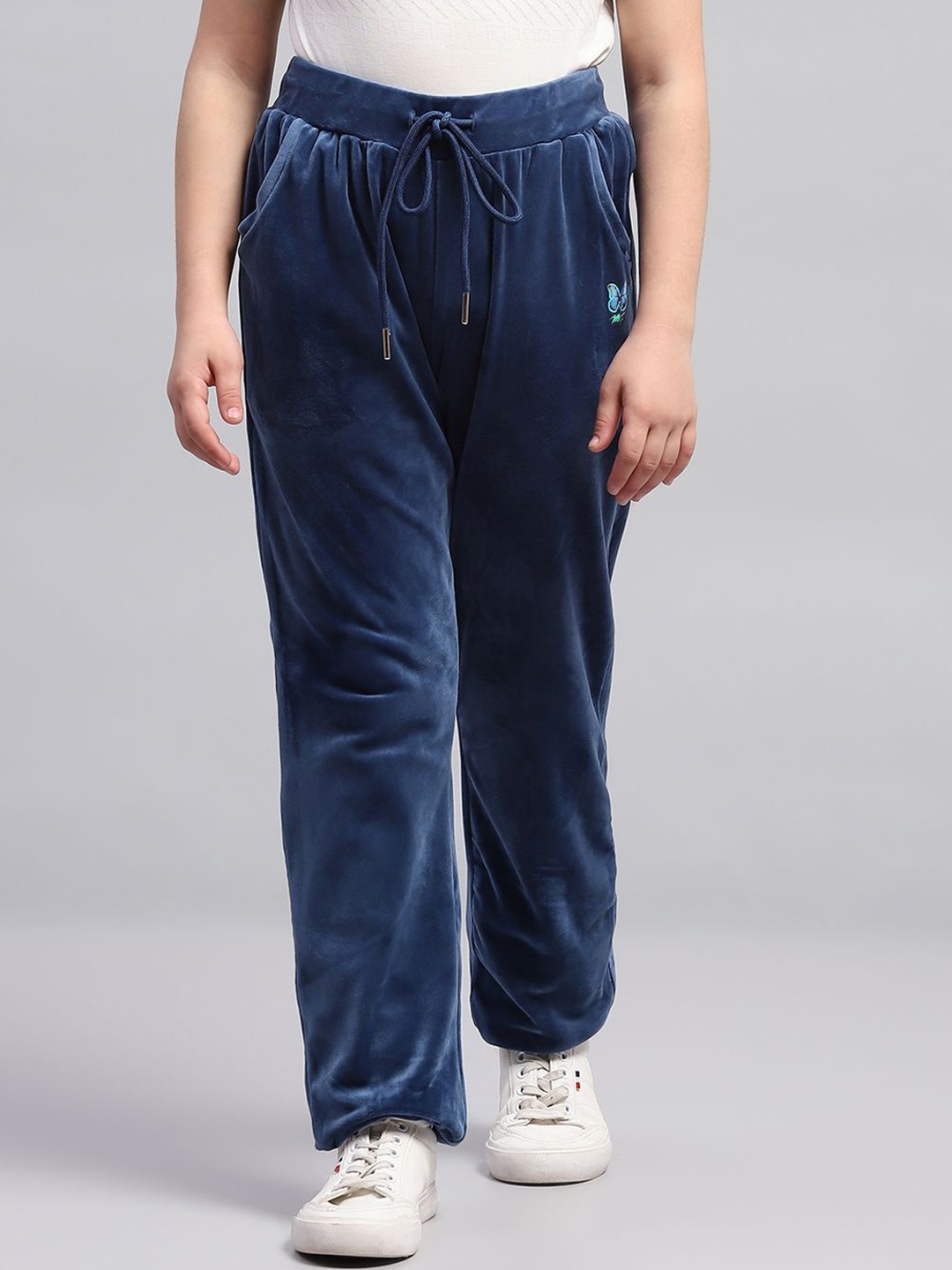

Monte Carlo Girls Mid-Rise Track Pants, Blue