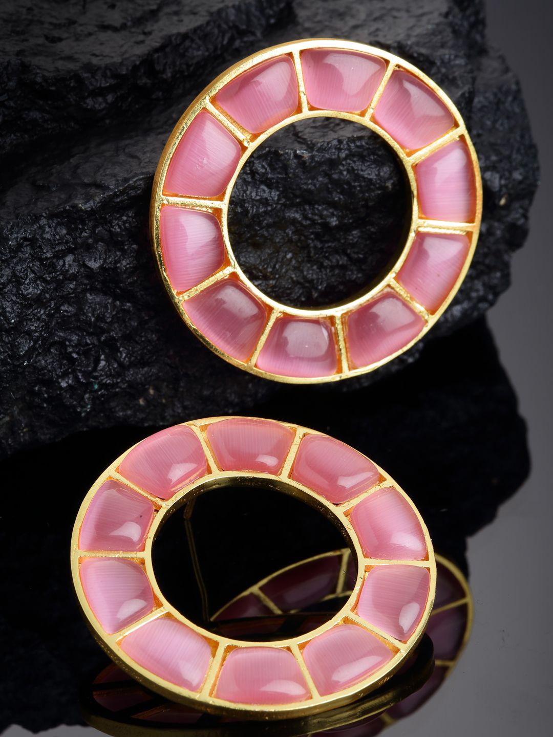 

Anouk Gold Plated Circular Studs Earrings