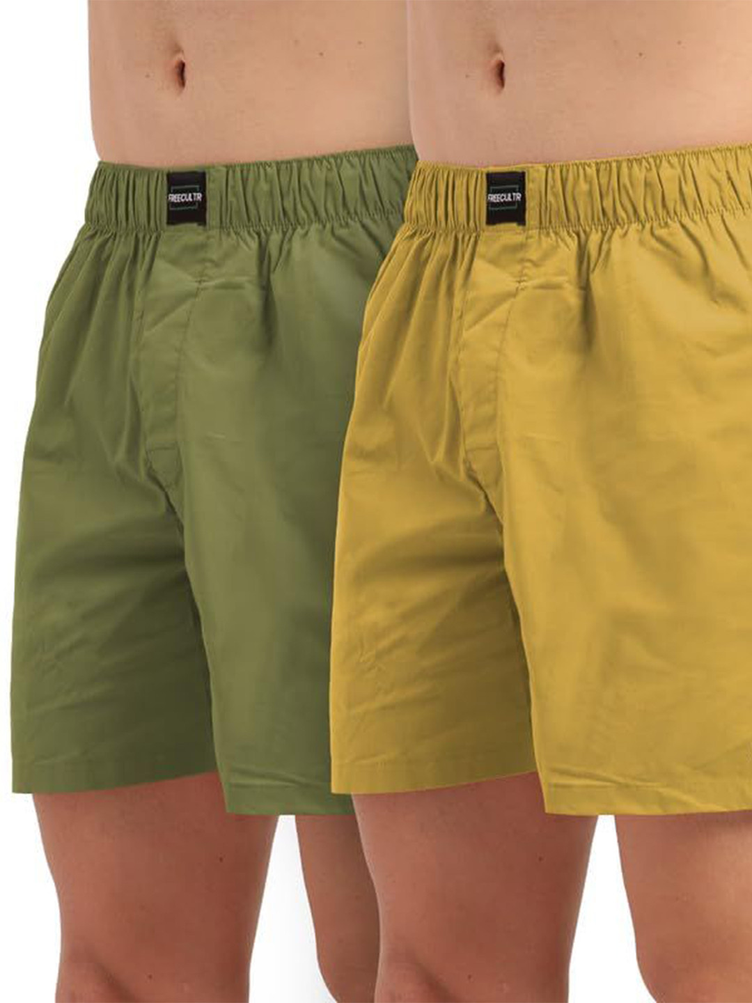 

FREECULTR Men Pack Of 2 Boxers, Green