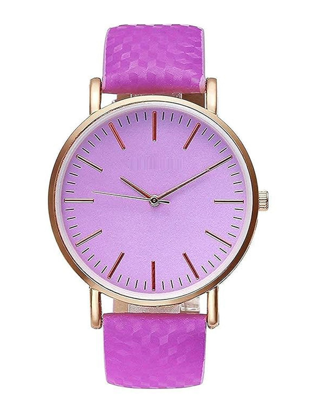 

FIMBUL Women Textured Straps Analogue Automatic Watch Watch-D6-02, Fuchsia