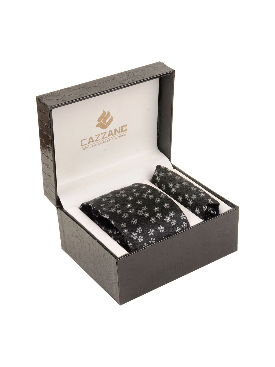 

Cazzano Men Accessory Gift Set of, Black