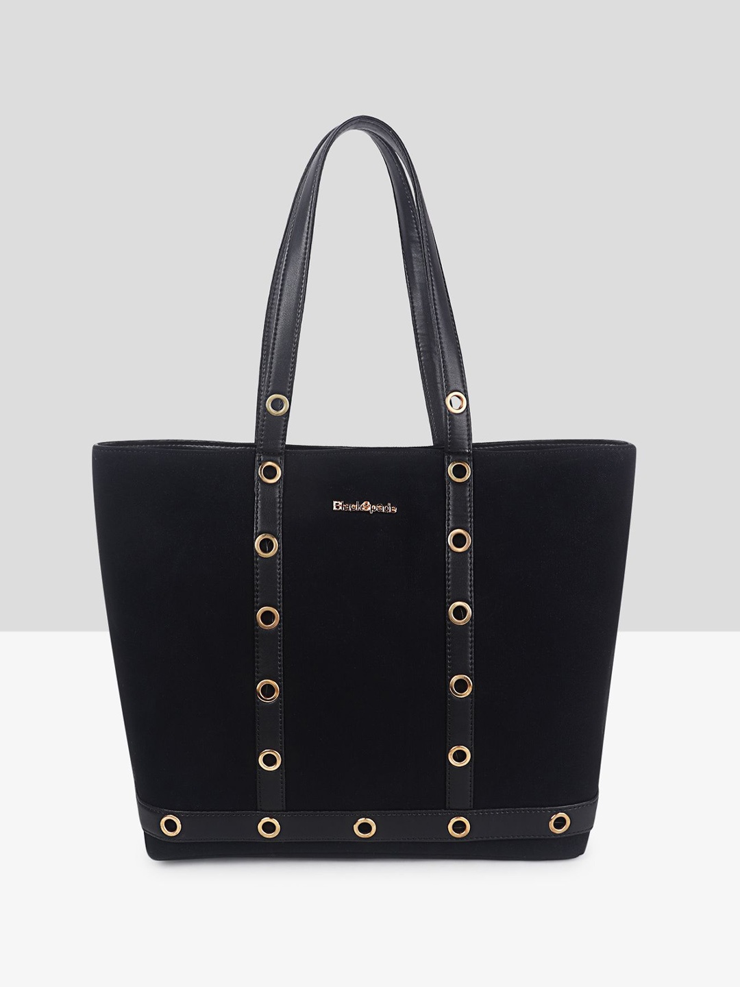 

Black Spade Women Solid Shopper Tote Bag