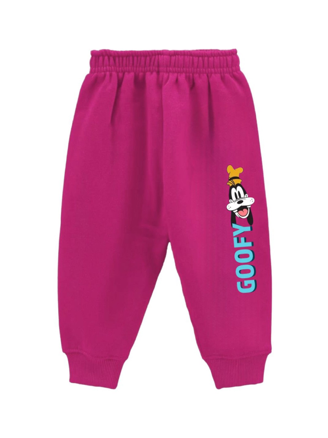 

FRENCH KLEIDER Boys Goofy Printed Cotton Joggers, Magenta