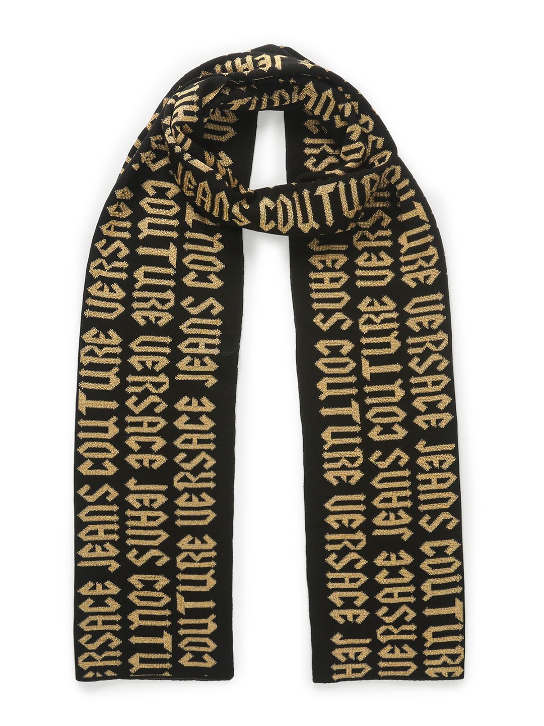 

Versace Jeans Couture Men Printed Scarf, Black