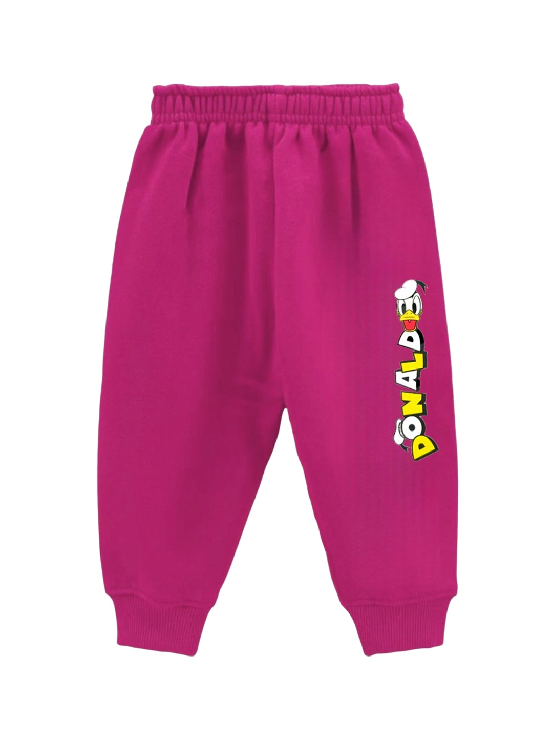 

FRENCH KLEIDER Boys Cartoon Characters Printed Cotton Joggers, Magenta