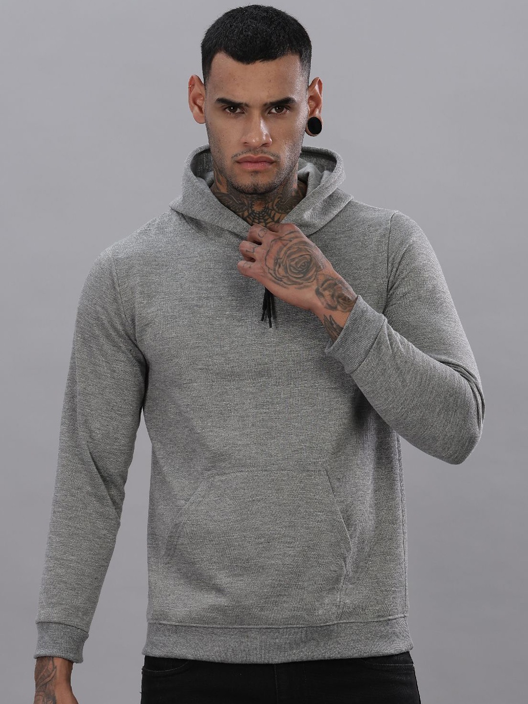 

STI Men Hooded Sweatshirt, Grey
