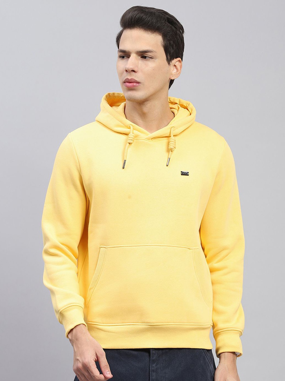 

Monte Carlo Men Cotton Hooded Sweatshirt, Yellow