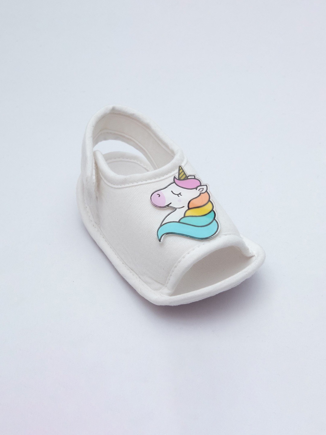

BAESD Girls Cotton Booties, White