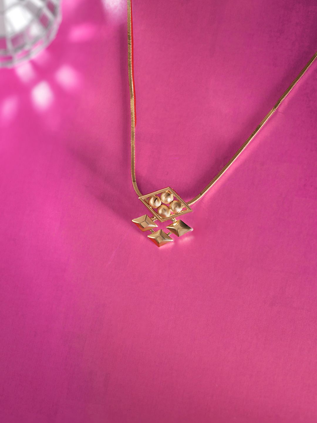 

Mia by Tanishq 14KT BIS Hall Mark Gilded Shine Gold Pendant-1.17 gm, Yellow