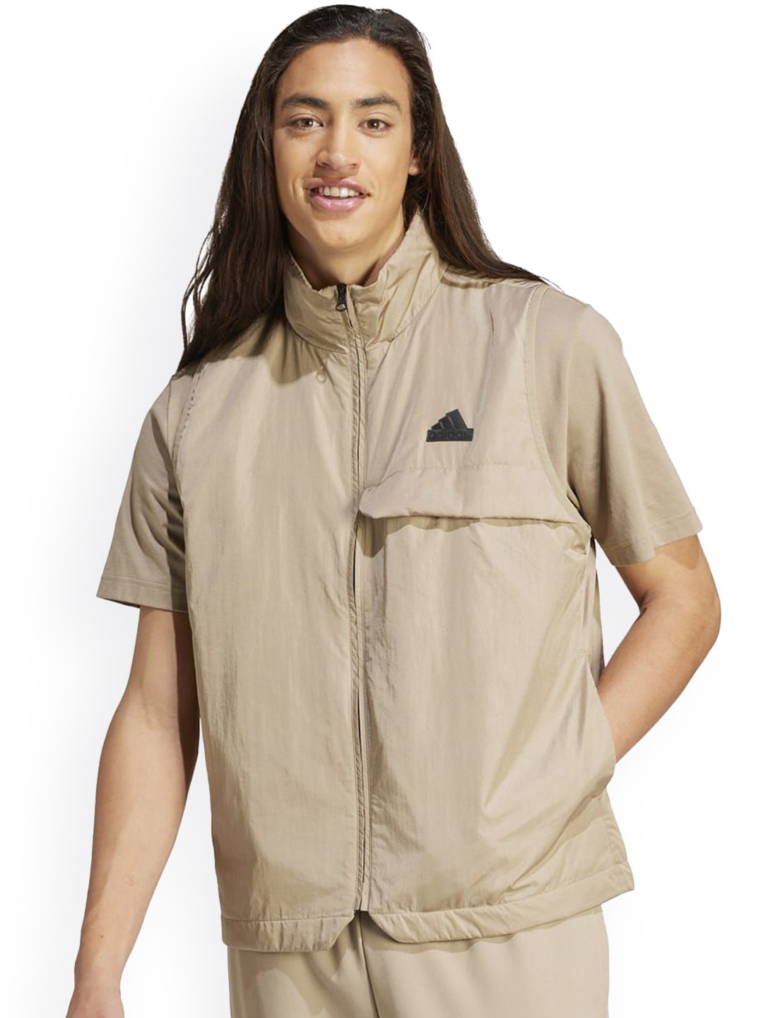 

ADIDAS U Ce U Vest Jackets, Beige
