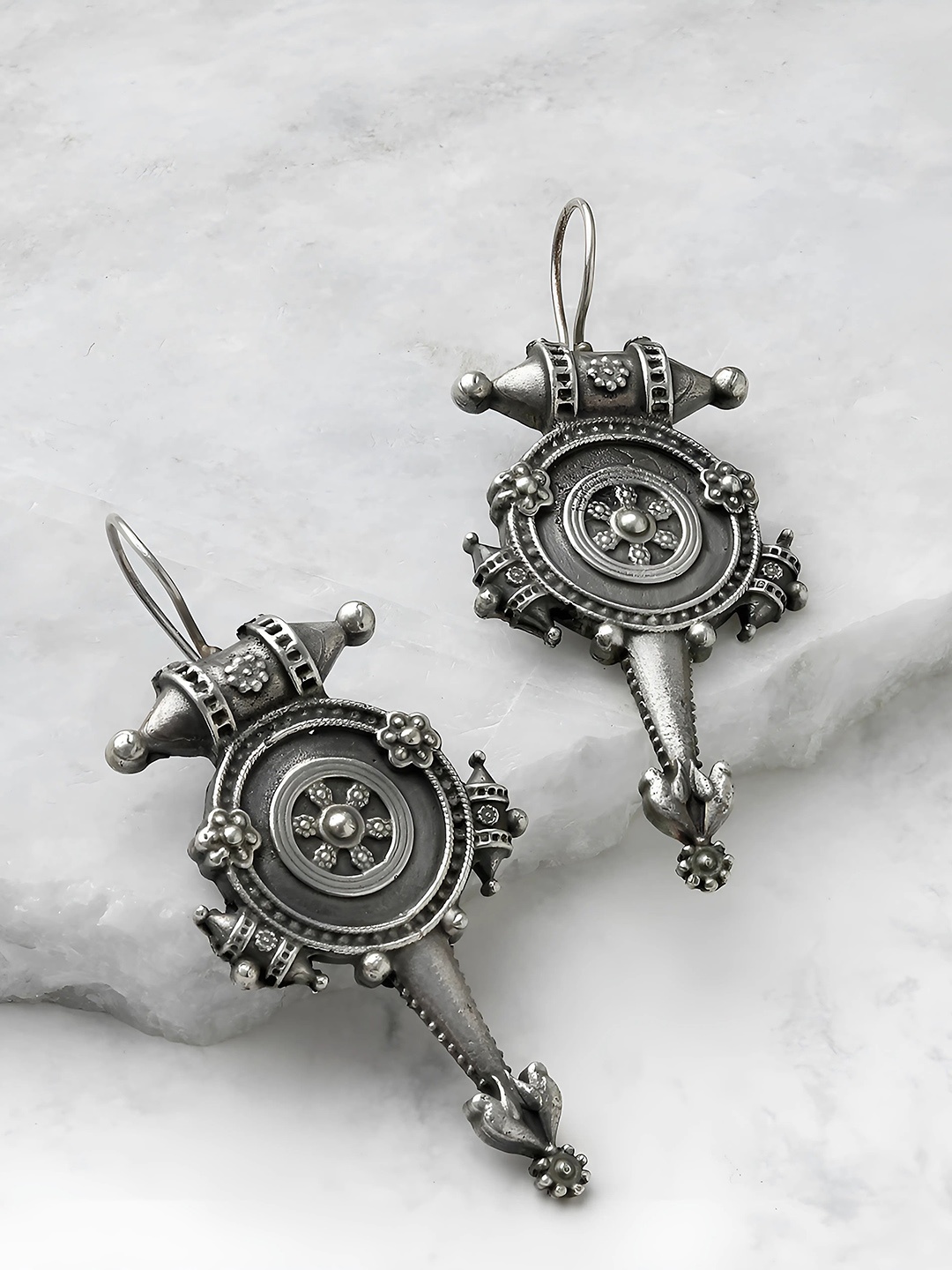 

Sangria Silver-Plated Hoop Earrings