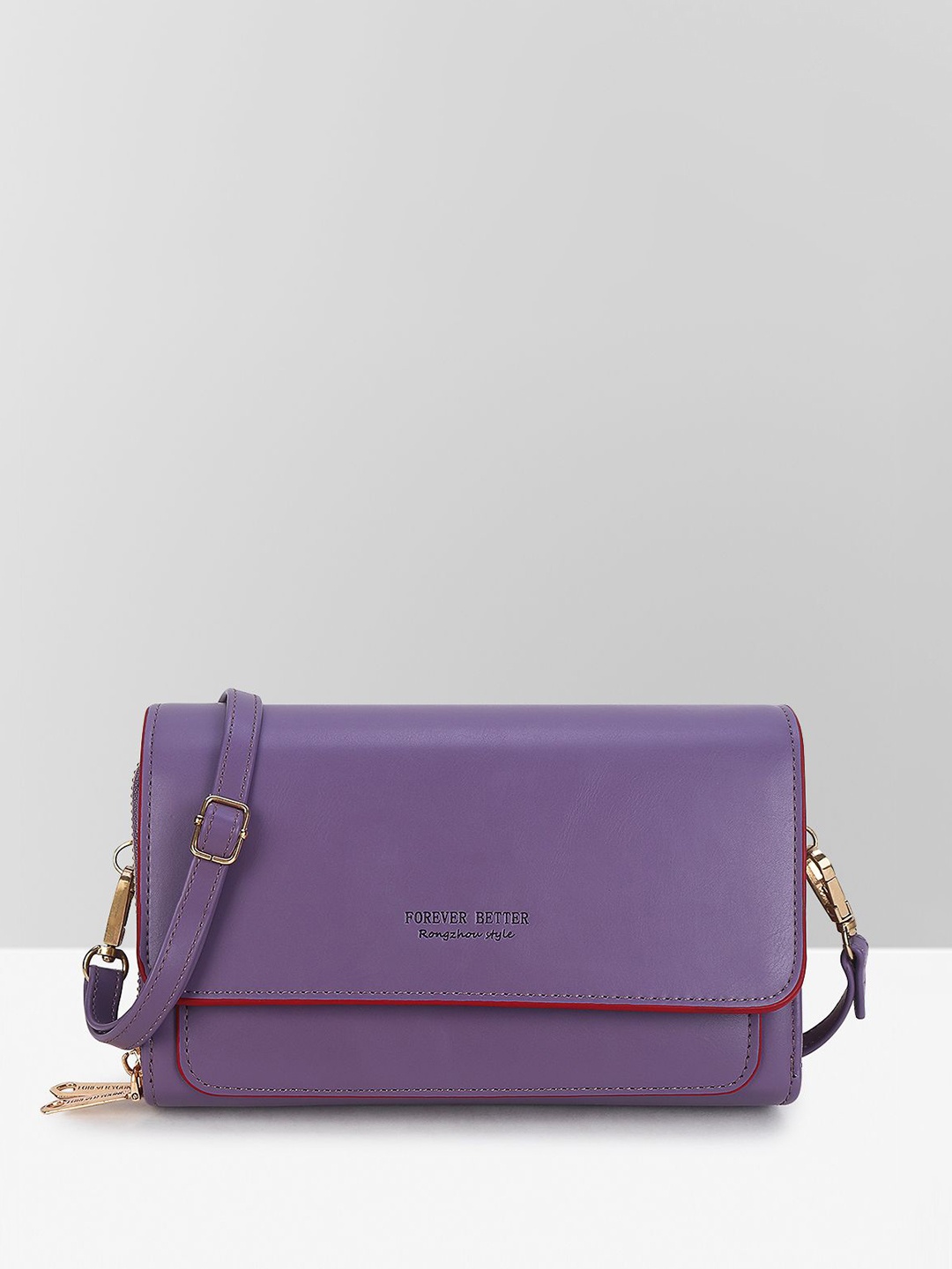 

Filauri Women Leather Cross Body Sling Bag, Purple